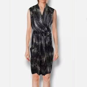 KENNETH COLE Luxurious Gorgeous 100% Silk Dress, Sleeveless, Pockets, Lined